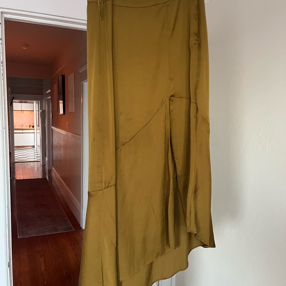 Free People Green Skirt